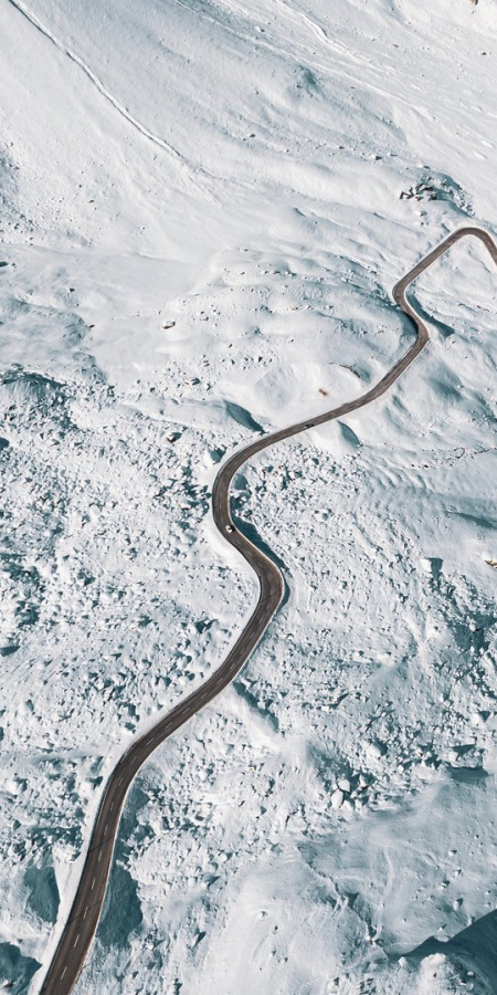 Julierpass aus der Vogelperspektive