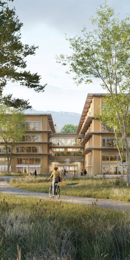 Visualisierung des neuen FHGR-Campus 