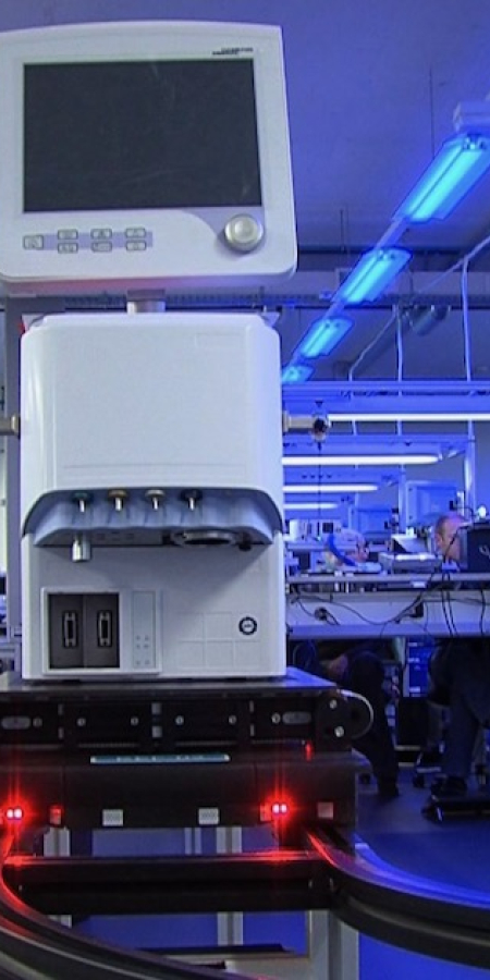Optoelektronische Geräte in einem Labor