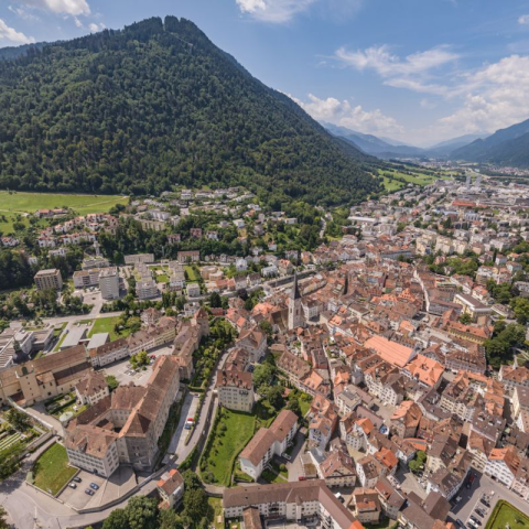 Panorama von Chur