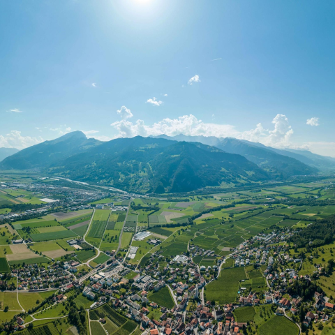 Panorama von Landquart