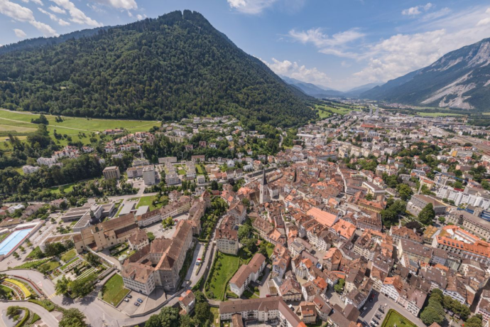 Panorama von Chur