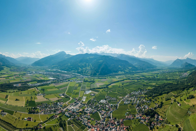 Panorama von Landquart