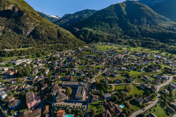 Panorama von Moesa