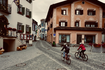Häuser im Engadin