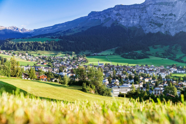 Panorama von der Region Imboden