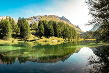 Bergsee in der Region Albula
